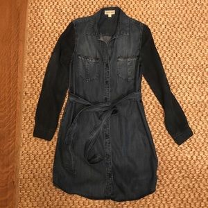 Denim Anthropologie Jean dress (barely worn)